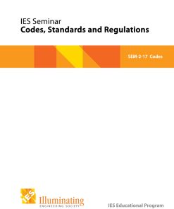 Intermediate Seminar: Codes, Standards, & Regulations - SEM-2-17 – Student Materials
