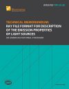 Technical Memorandum: Ray File Format for Description of the Emission Properties of Light Sources