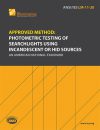 Approved Method: Photometric Testing of Searchlights Using Incandescent or HID Sources