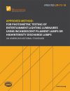 Approved Method: Photometric Testing of Entertainment Lighting Luminaires Using Incandescent Filament Lamps or High Intensity Discharge Lamps