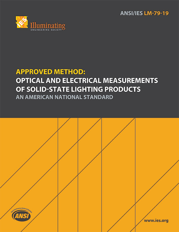 Optical and Electrical Measurements of Solid State Lighting Products – The  IES Webstore
