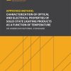 Approved Method: Characterization of Optical and Electrical Properties of Solid-State Lighting Products as a Function of Temperature