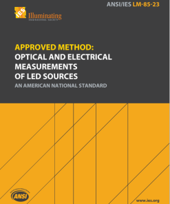LM-85-23 Cover | Approved Method: Optical and Electrical Measurements of Led Sources | An American National Standard