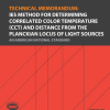 TM-40-24 | Technical Memorandum: IES Method for Determining Correlated Color Temperature (CCT) and Distance from the Planckian Locus of Light Sources